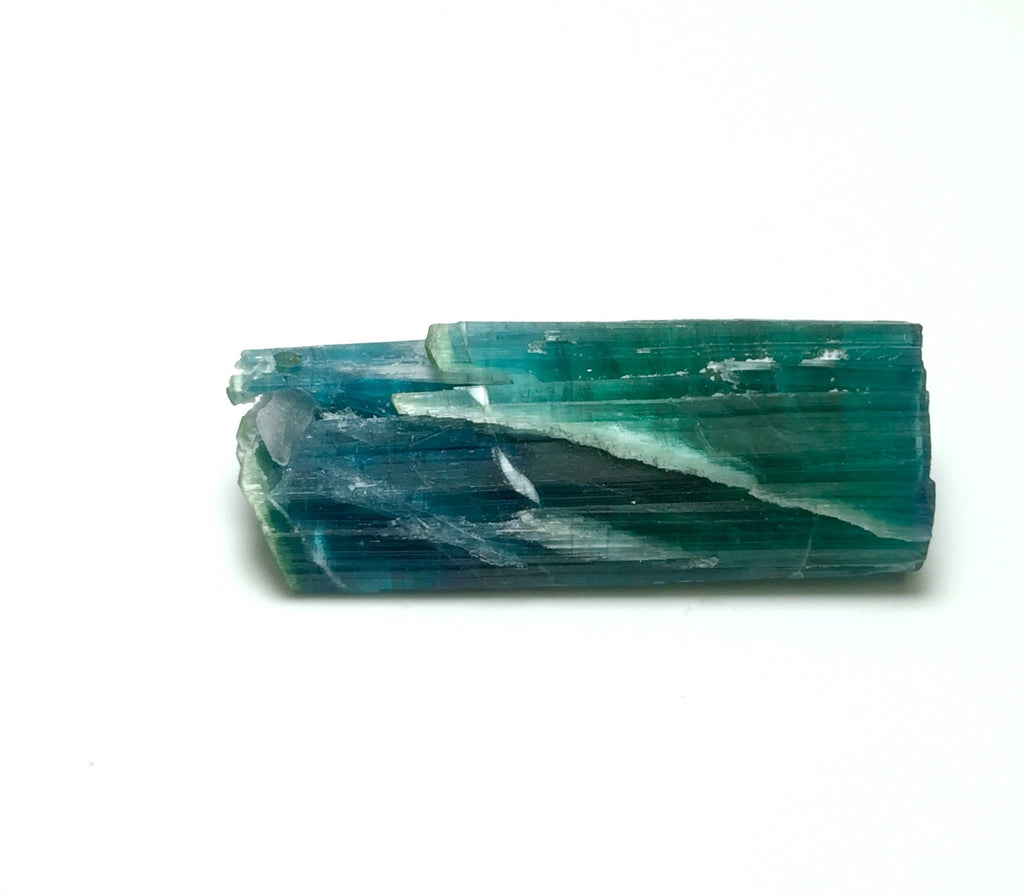 Indicolite Tourmaline Crystal Spray: Natural Blue Gemstone, Afghanistan