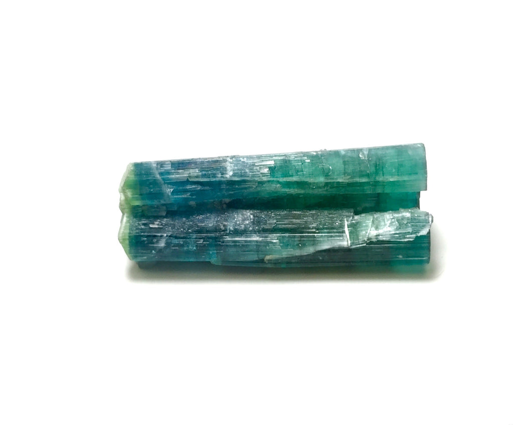 Indicolite Tourmaline Crystal Spray: Natural Blue Gemstone, Afghanistan