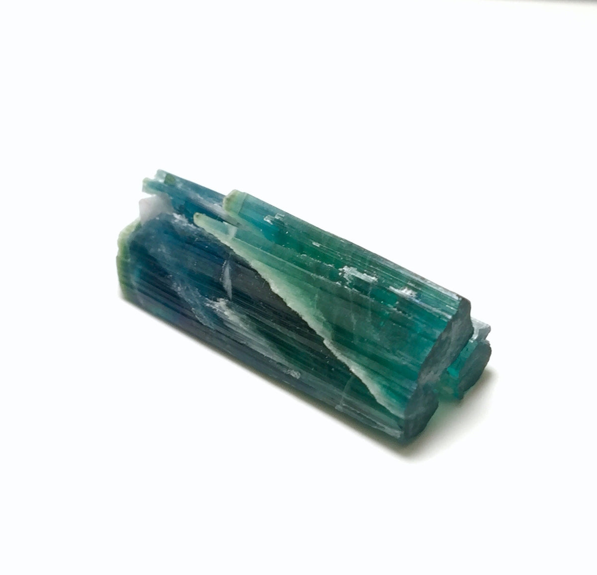 Indicolite Tourmaline Crystal Spray: Natural Blue Gemstone, Afghanistan