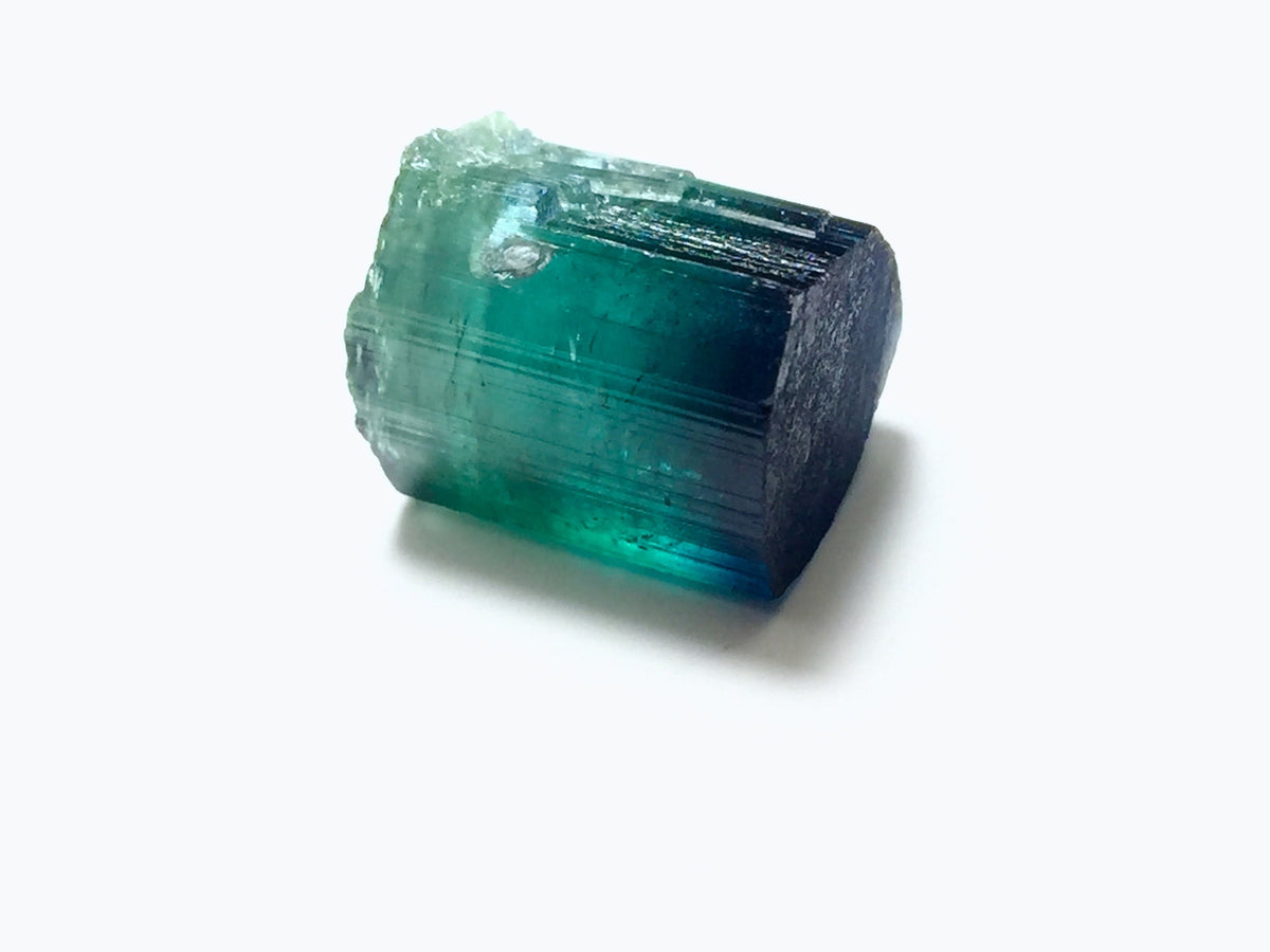 Blue Cap Tourmaline Crystal