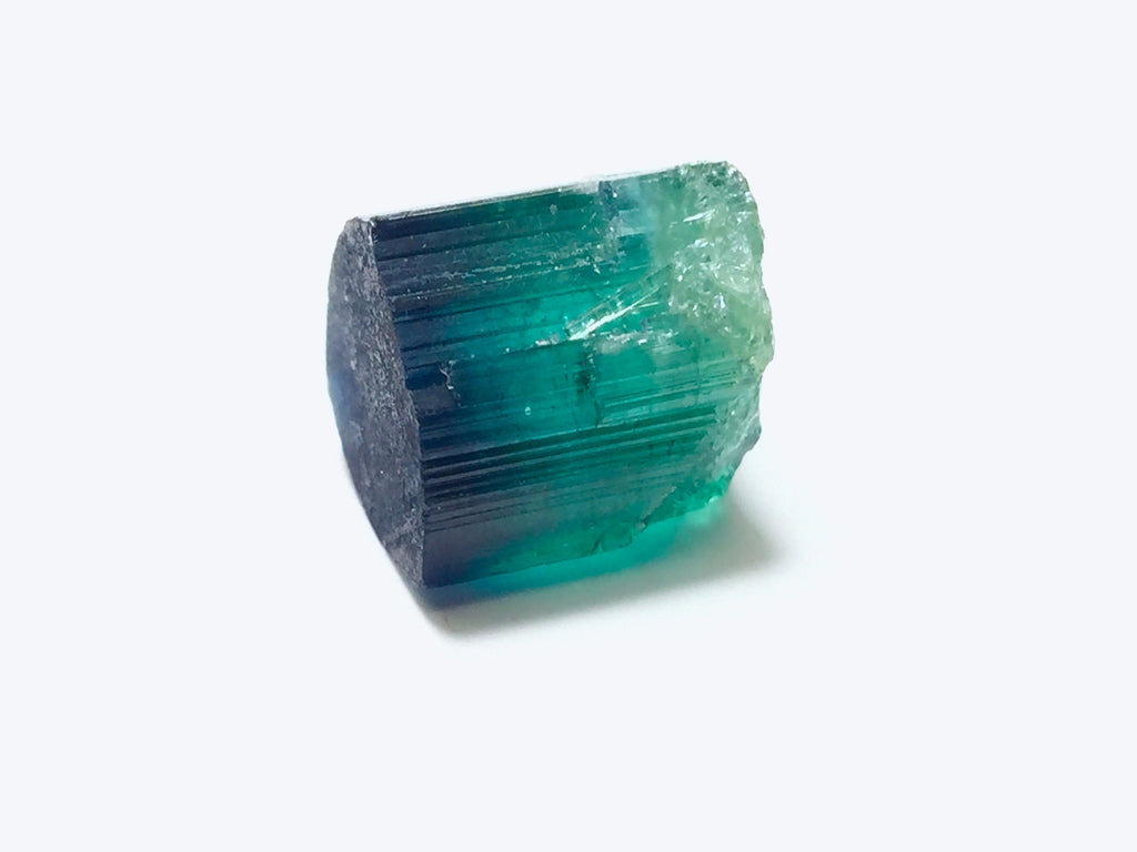 Blue Cap Tourmaline Crystal