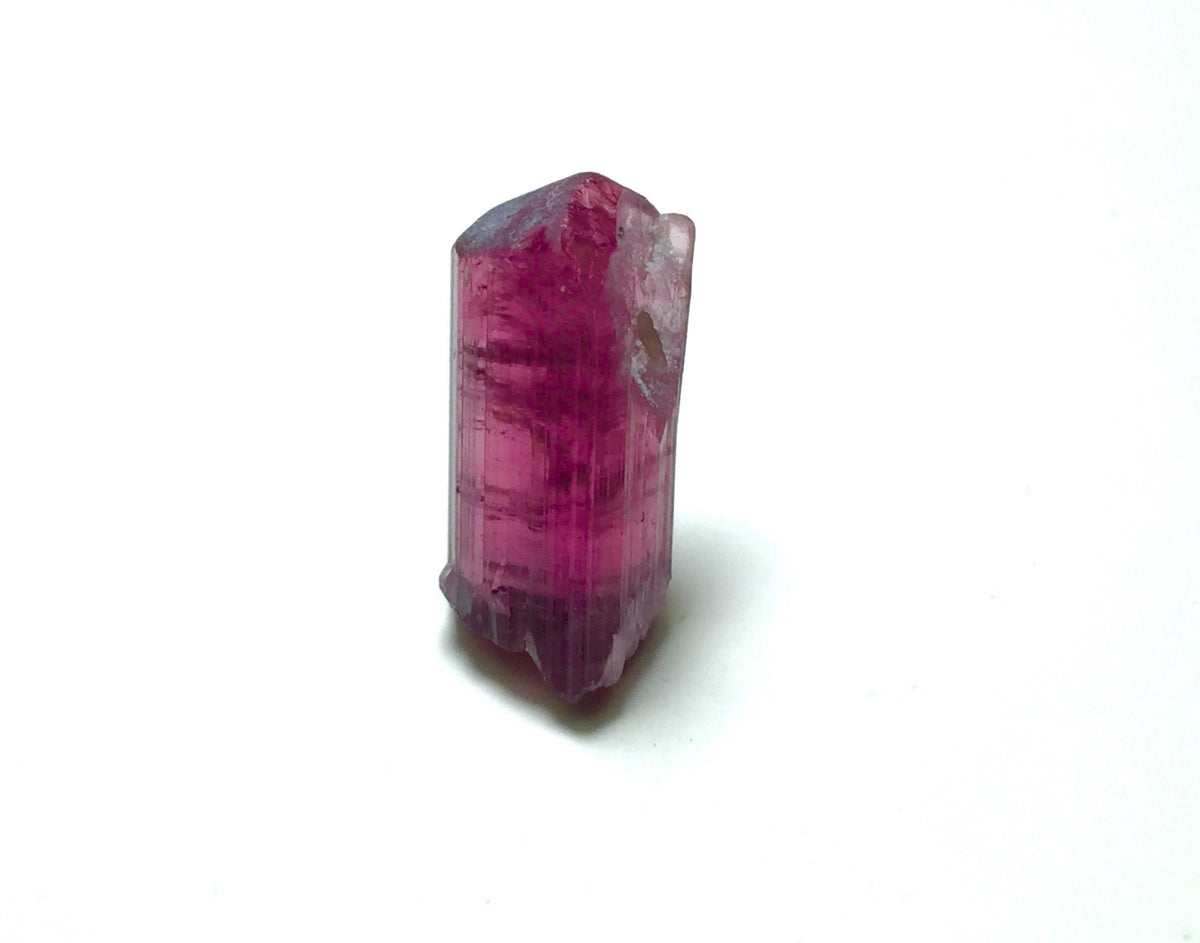Hot Purple Cap Tourmaline Crystal