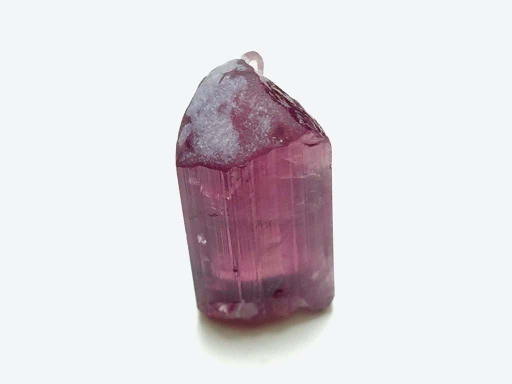 Hot Purple Cap Tourmaline Crystal