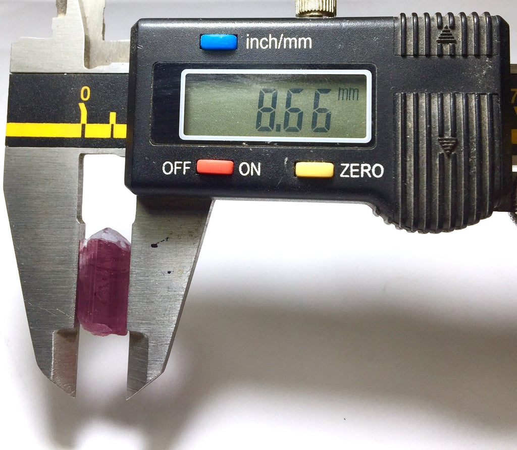 Hot Purple Cap Tourmaline Crystal