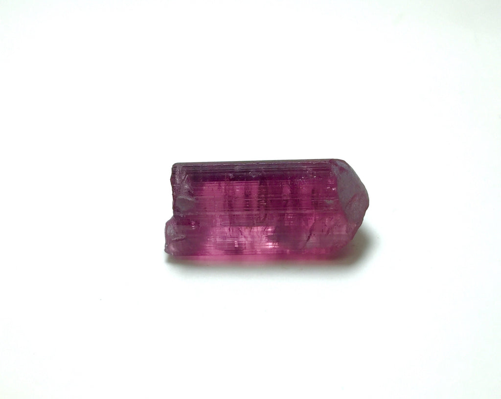Hot Purple Cap Tourmaline Crystal