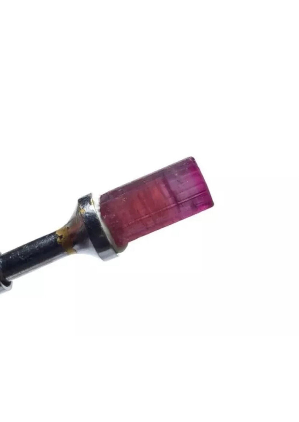 Hot Purple Cap Tourmaline Crystal