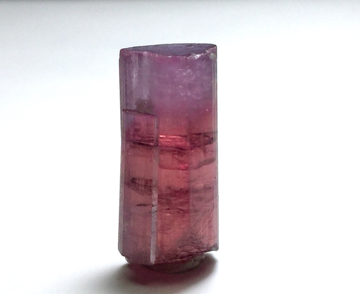 Purple Cap Bi Color Terminated Tourmaline Crystal
