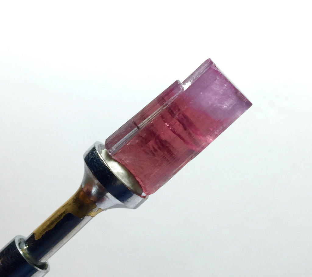Purple Cap Bi Color Terminated Tourmaline Crystal