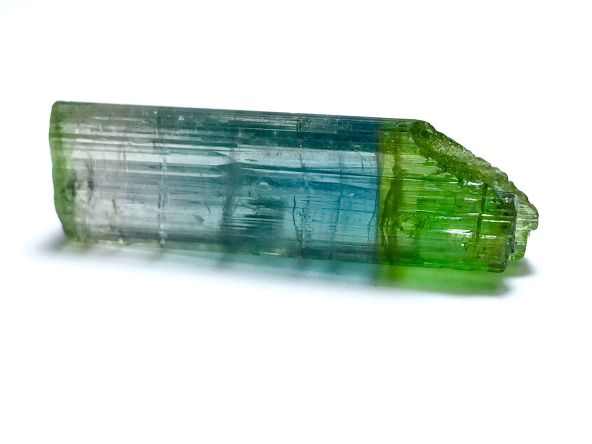 Double Terminated Tourmaline Specimen: 13.4 Carat, Afghanistan
