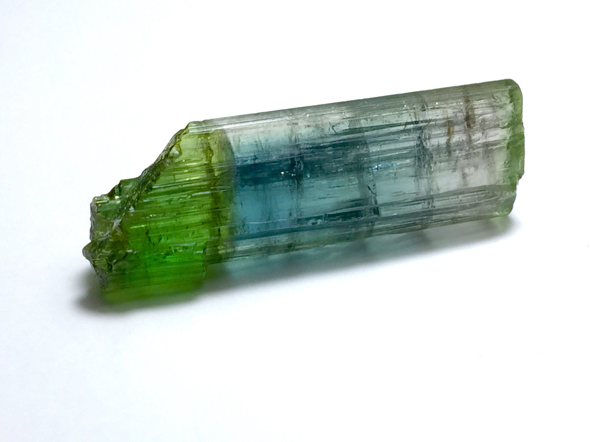 Double Terminated Tourmaline Specimen: 13.4 Carat, Afghanistan