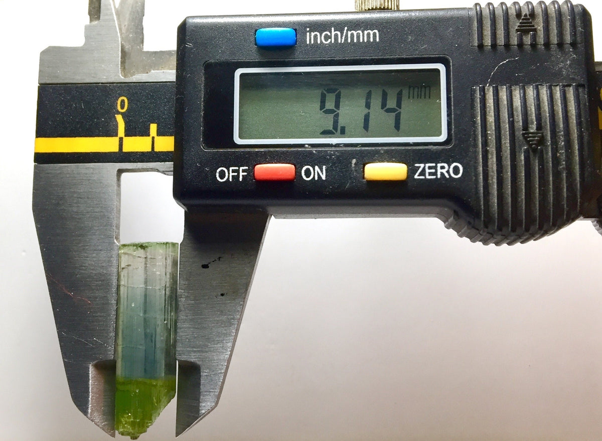 Double Terminated Tourmaline Specimen: 13.4 Carat, Afghanistan
