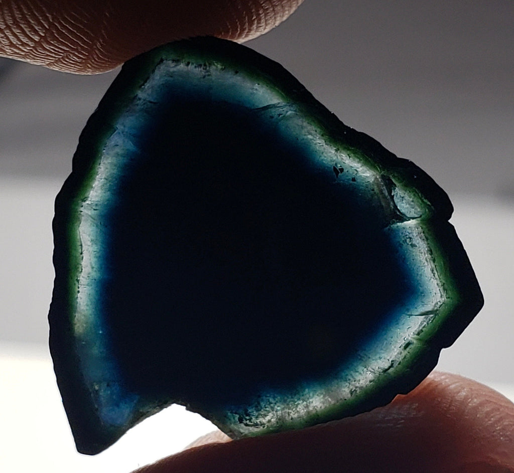 Indicolite Blue Tourmaline slice