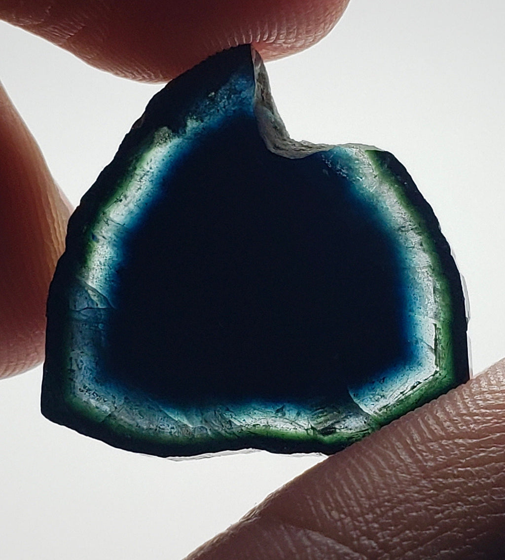 Indicolite Blue Tourmaline slice