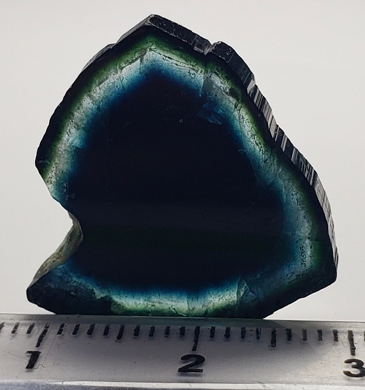 Indicolite Blue Tourmaline slice