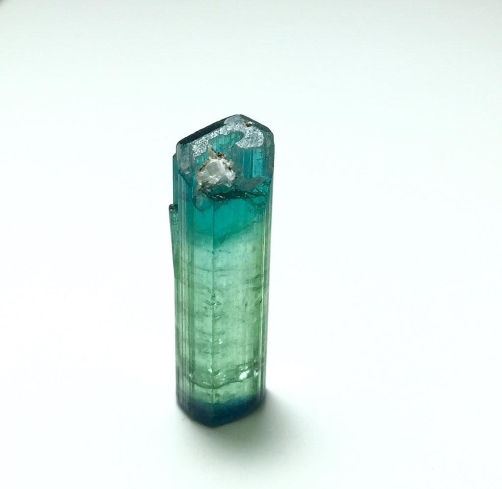 Bi Color Double Terminated Tourmaline Crystal