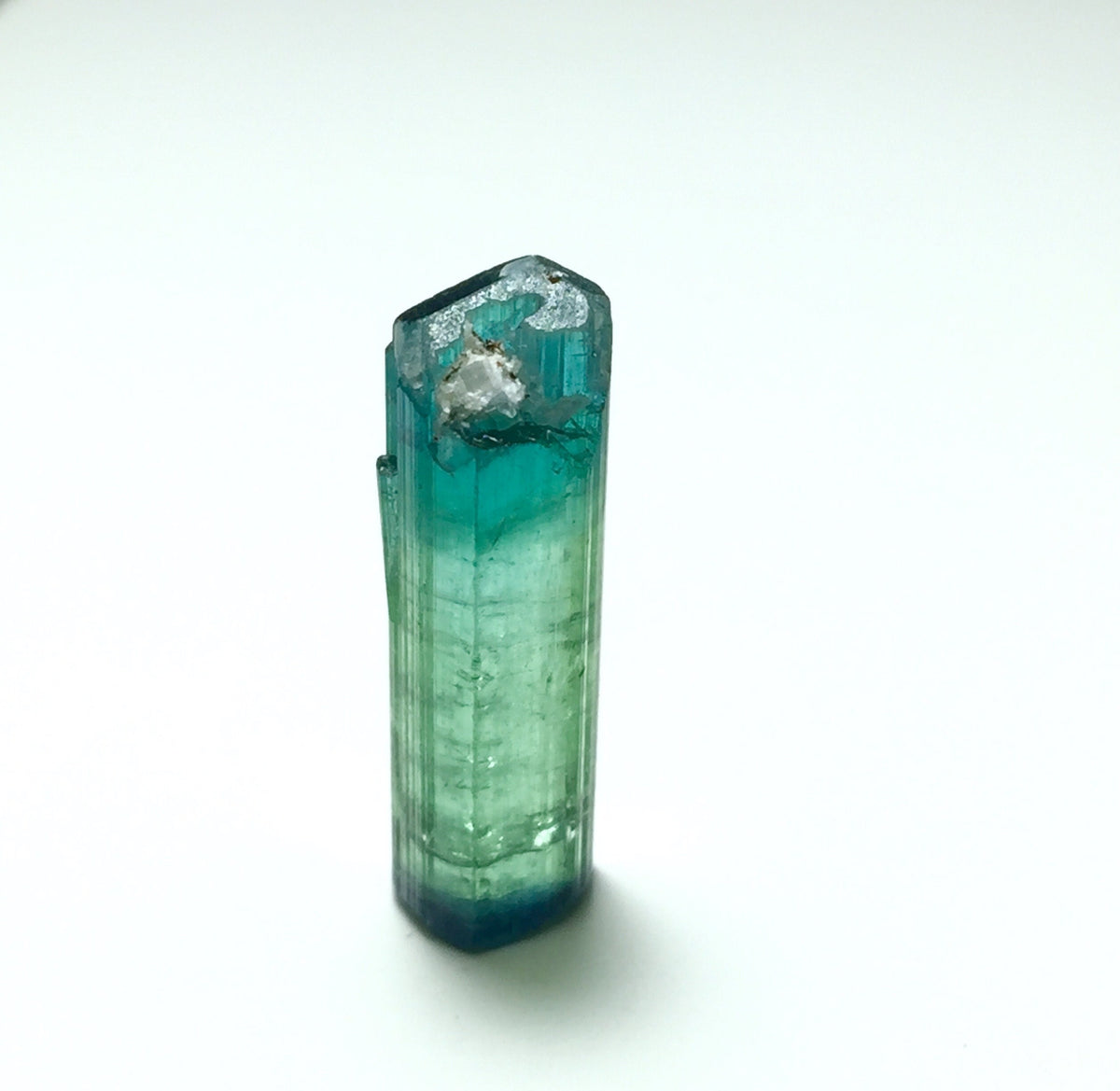 Bi Color Double Terminated Tourmaline Crystal