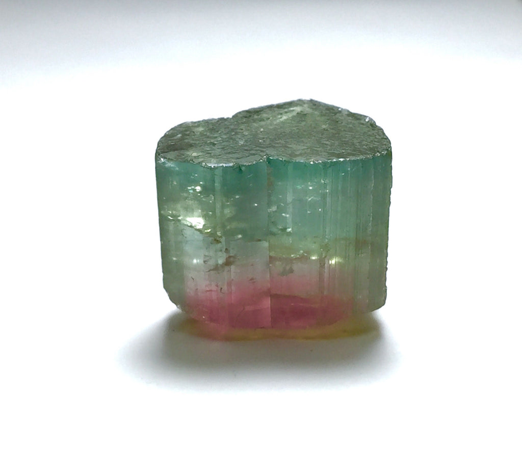 Watermelon Tourmaline Crystal: Natural Untreated Gemstone, Afghanistan, 24.8 Carat