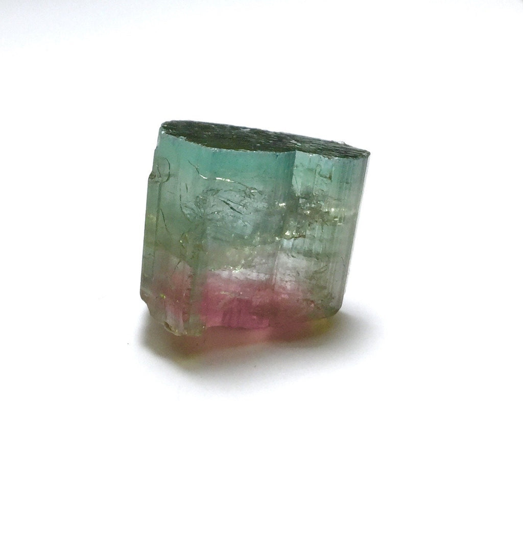 Watermelon Tourmaline Crystal: Natural Untreated Gemstone, Afghanistan, 24.8 Carat