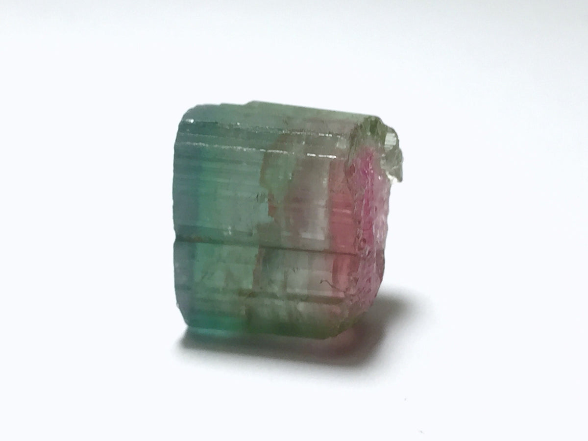 Watermelon Tourmaline Crystal: Natural Untreated Gemstone, Afghanistan, 24.8 Carat