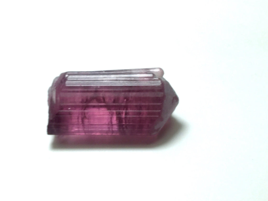 Hot Purple Cap Tourmaline Crystal