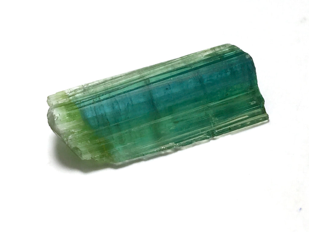 Bi Color Terminated Tourmaline Crystal