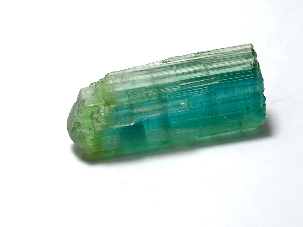 Bi Color Terminated Tourmaline Crystal