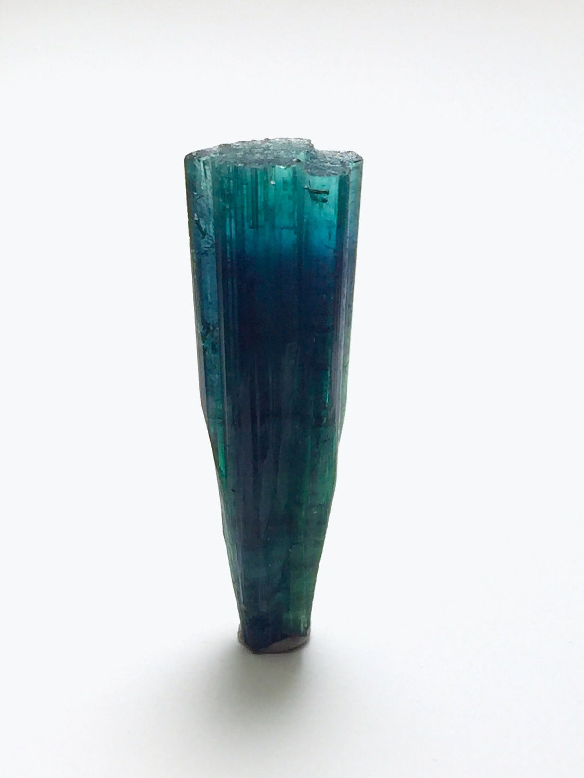 Stepwise Indicolite Tourmaline Crystals