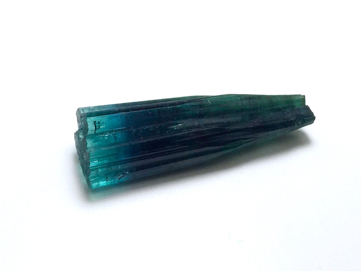 Stepwise Indicolite Tourmaline Crystals