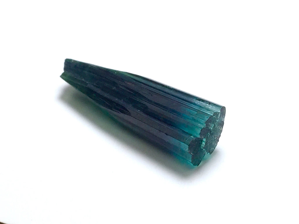 Stepwise Indicolite Tourmaline Crystals
