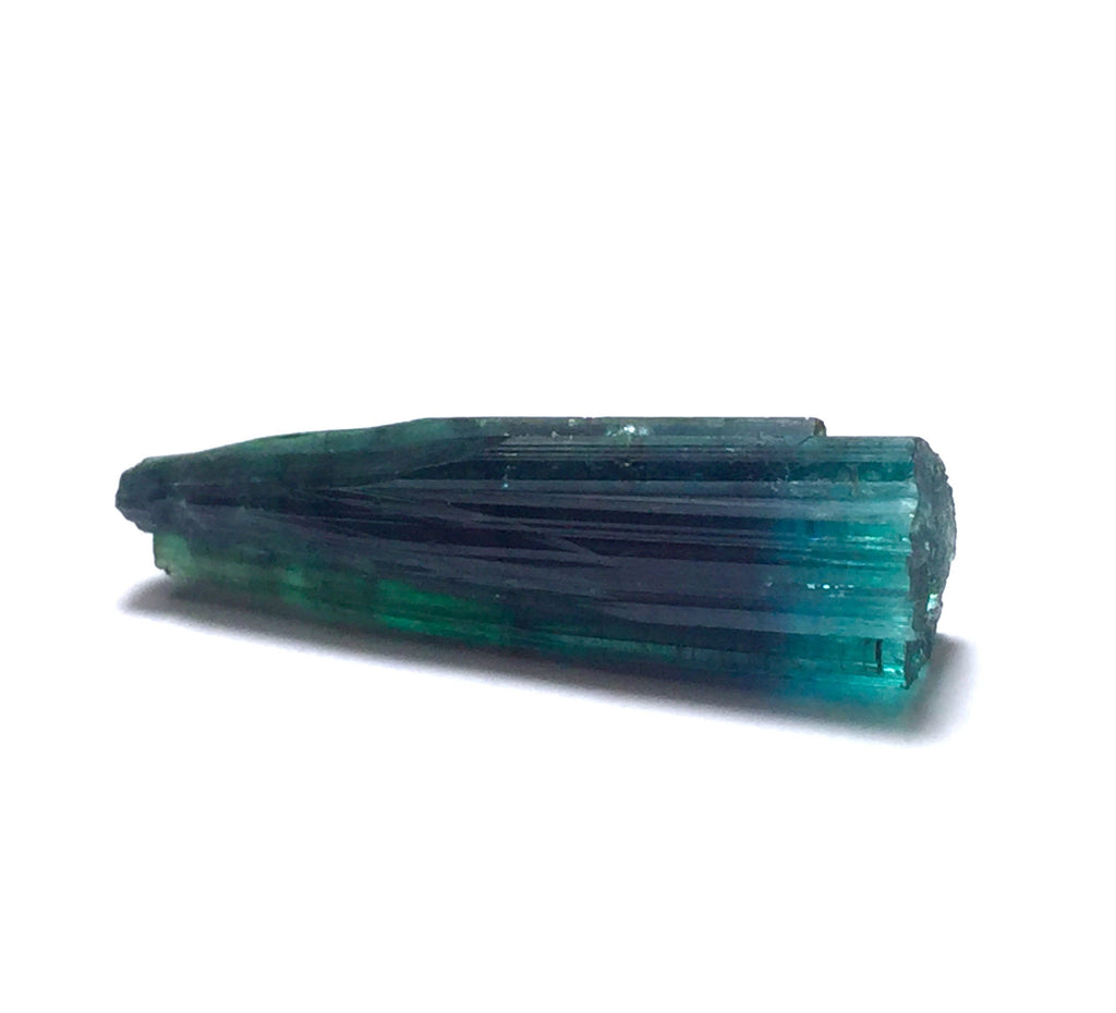 Stepwise Indicolite Tourmaline Crystals