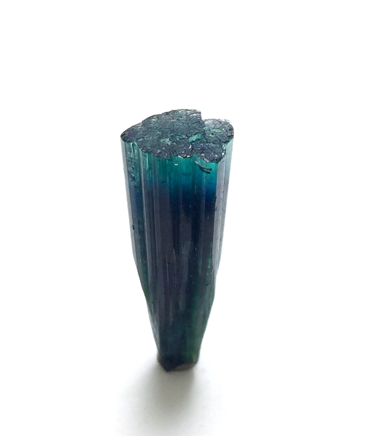 Stepwise Indicolite Tourmaline Crystals