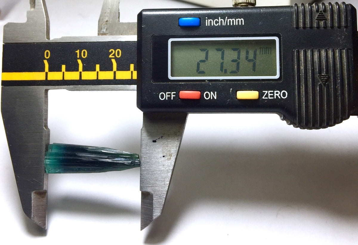 Stepwise Indicolite Tourmaline Crystals