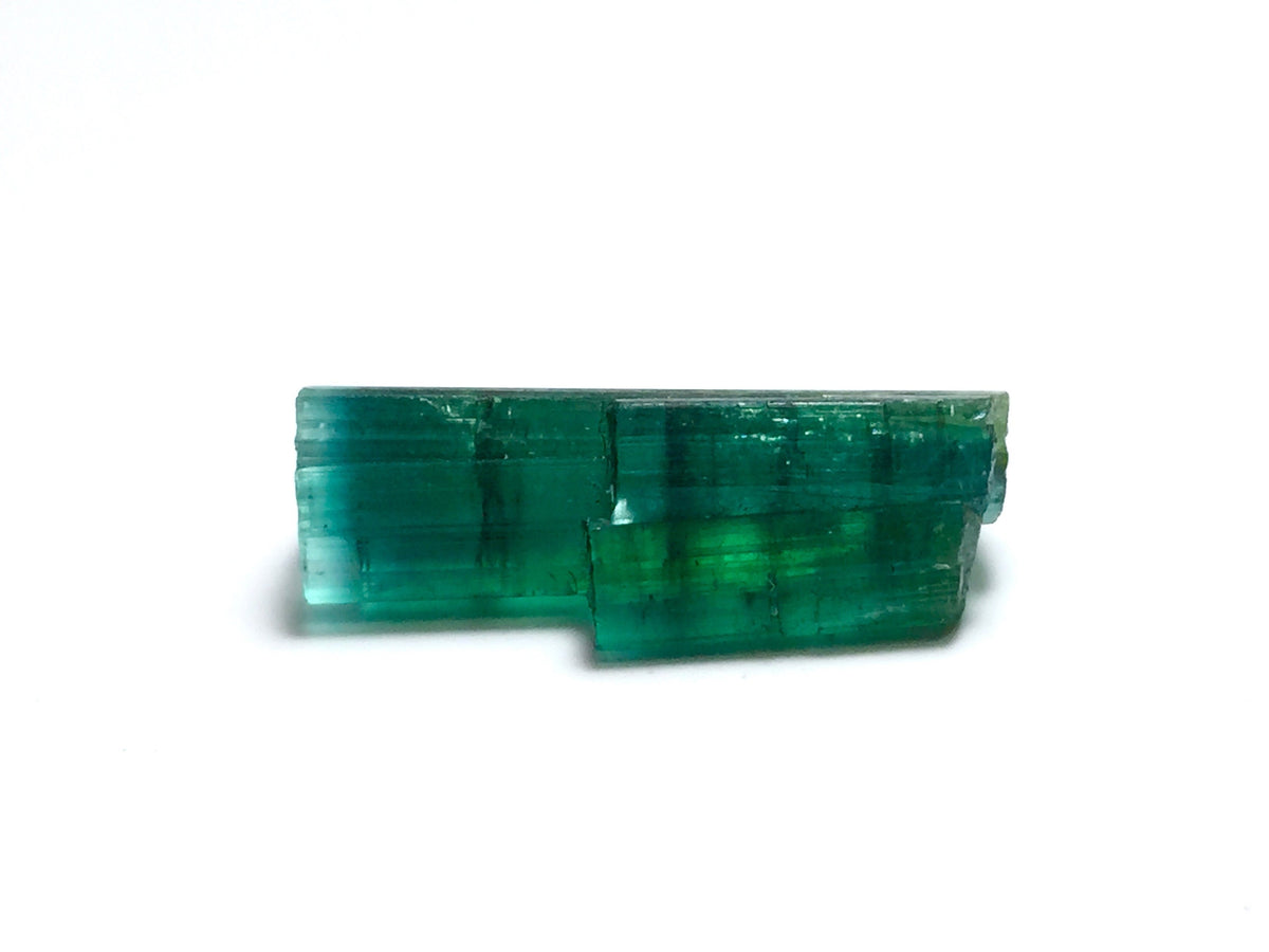 Bi-Color Tourmaline Specimen: Natural Crystal from Afghanistan