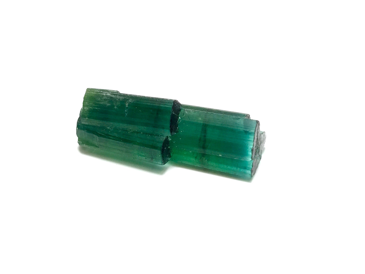 Bi-Color Tourmaline Specimen: Natural Crystal from Afghanistan