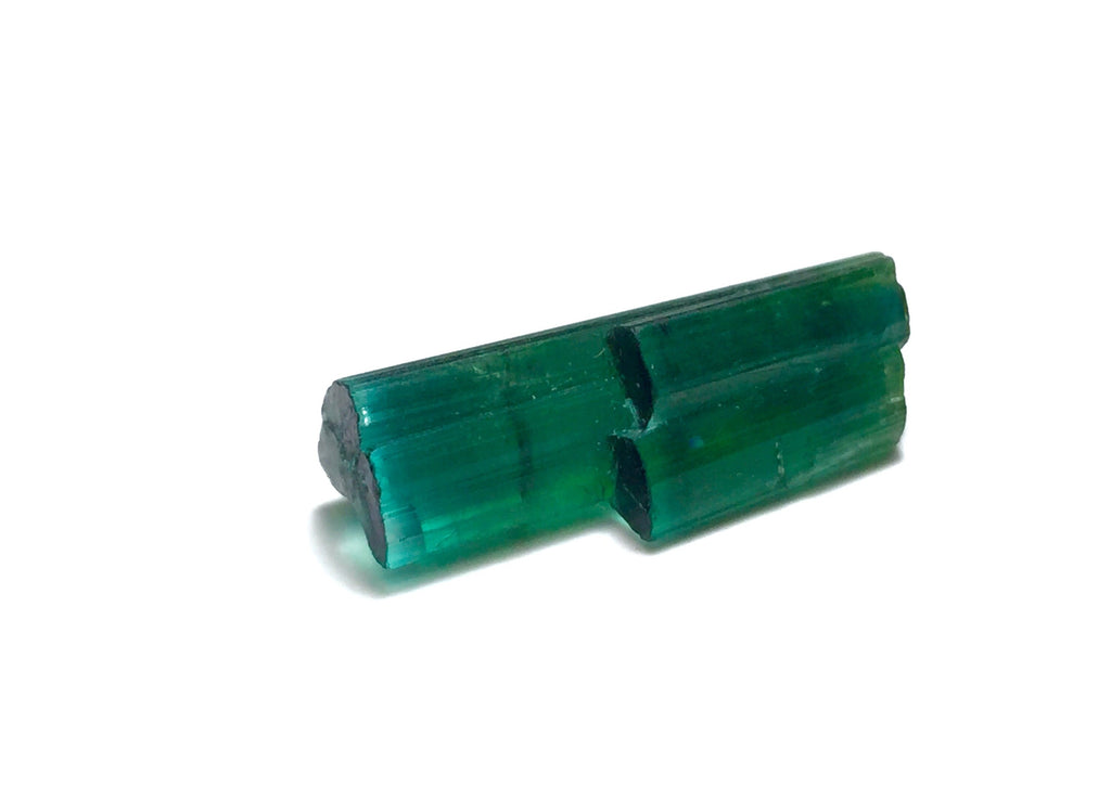 Bi-Color Tourmaline Specimen: Natural Crystal from Afghanistan