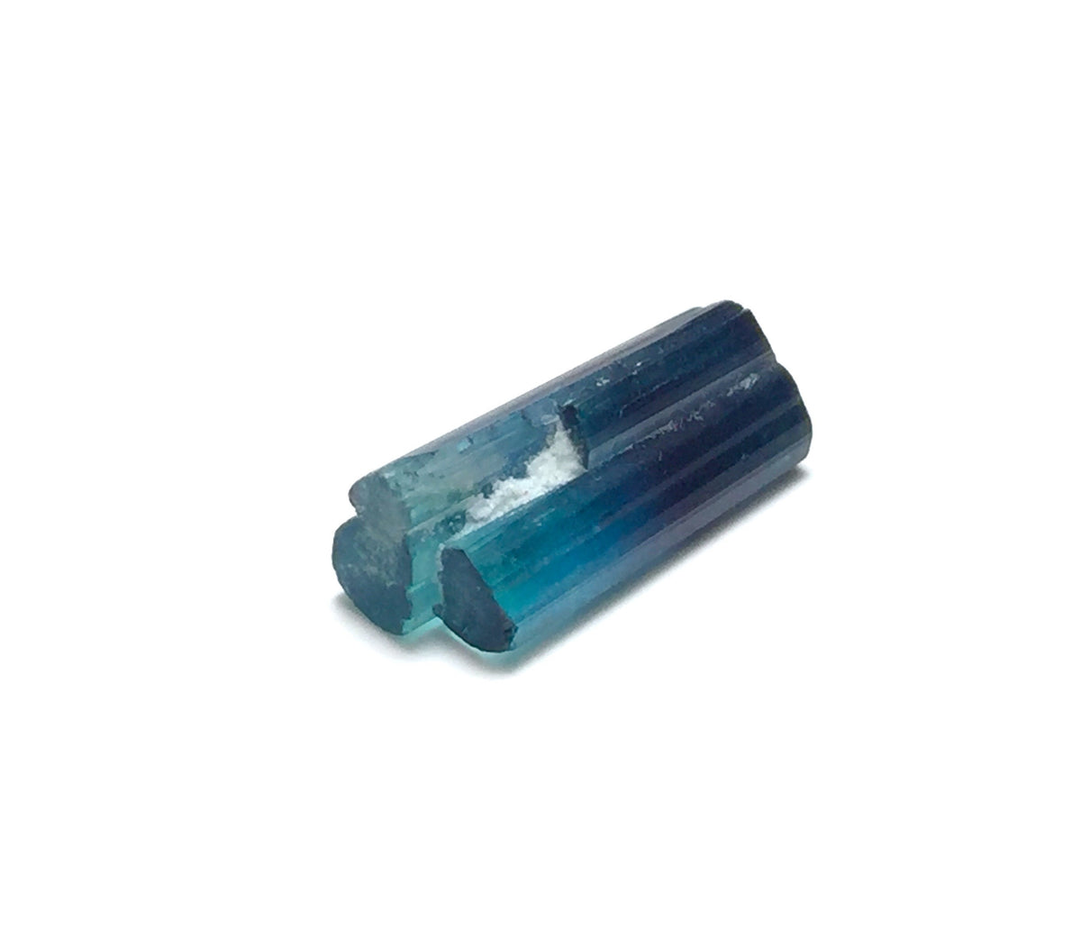 Ink Blue Bi Colour Tourmaline Crystal