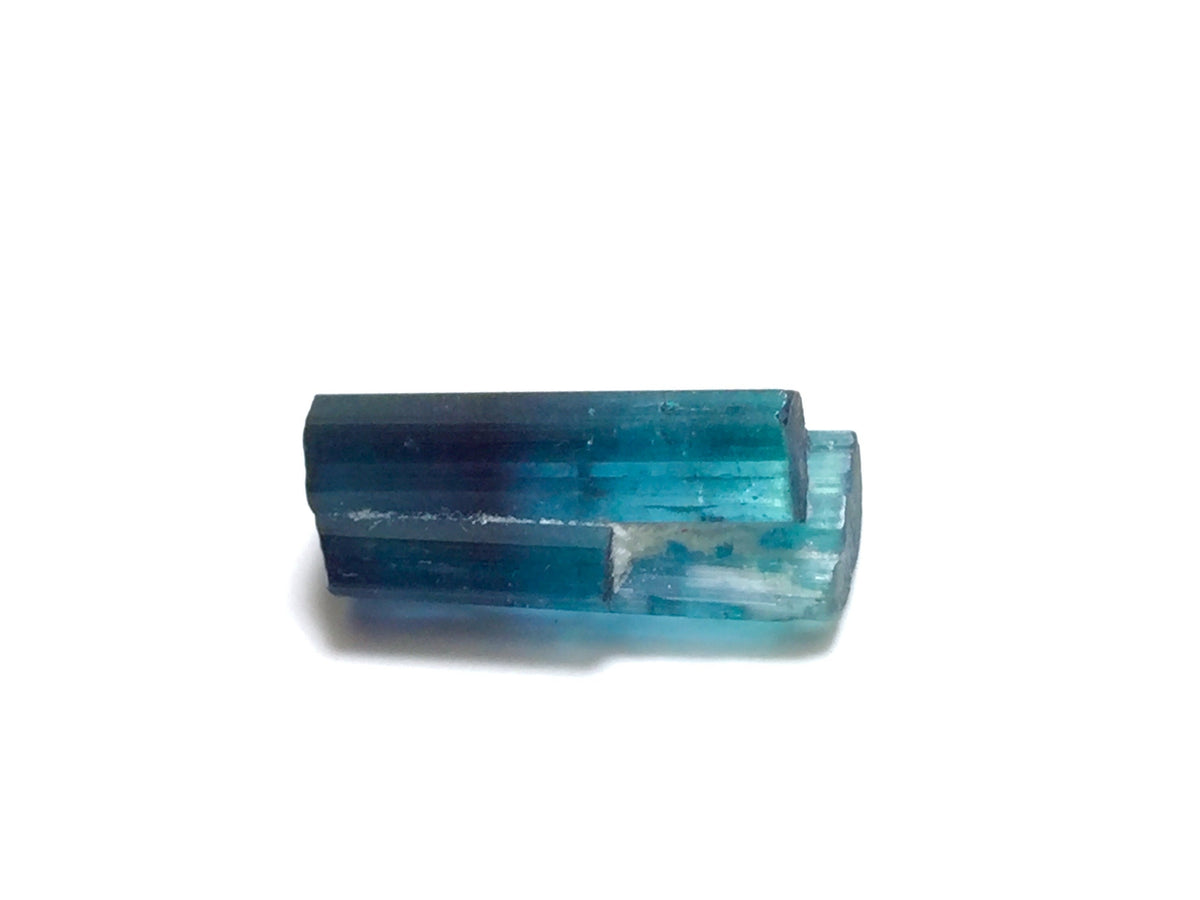 Ink Blue Bi Colour Tourmaline Crystal