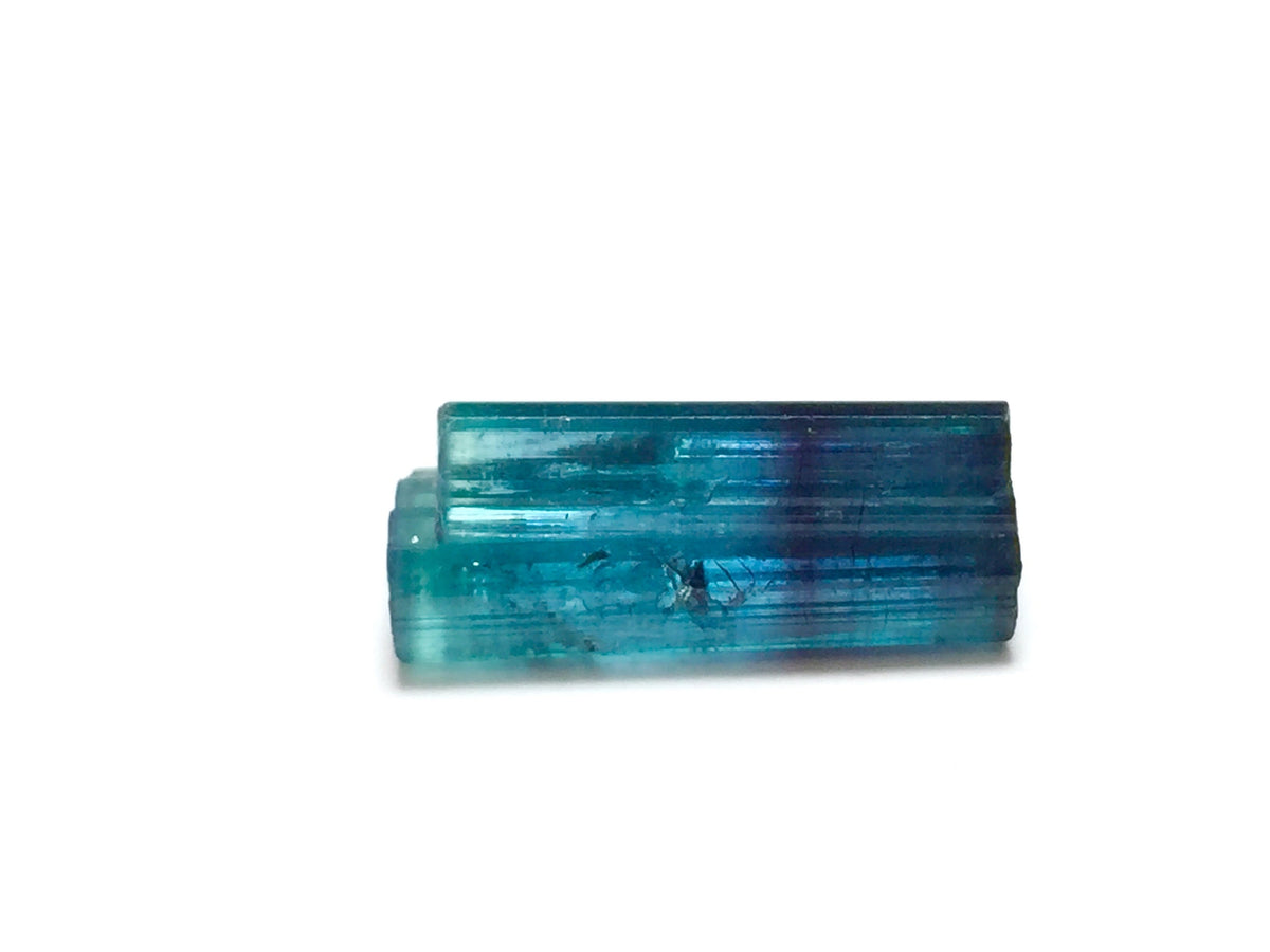 Ink Blue Bi Colour Tourmaline Crystal