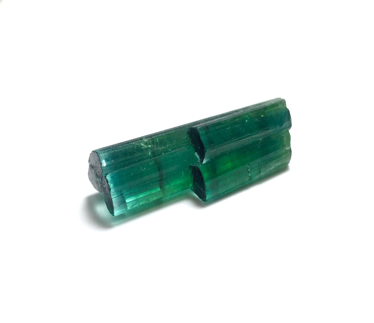 Bi-Color Tourmaline Specimen: Natural Crystal from Afghanistan