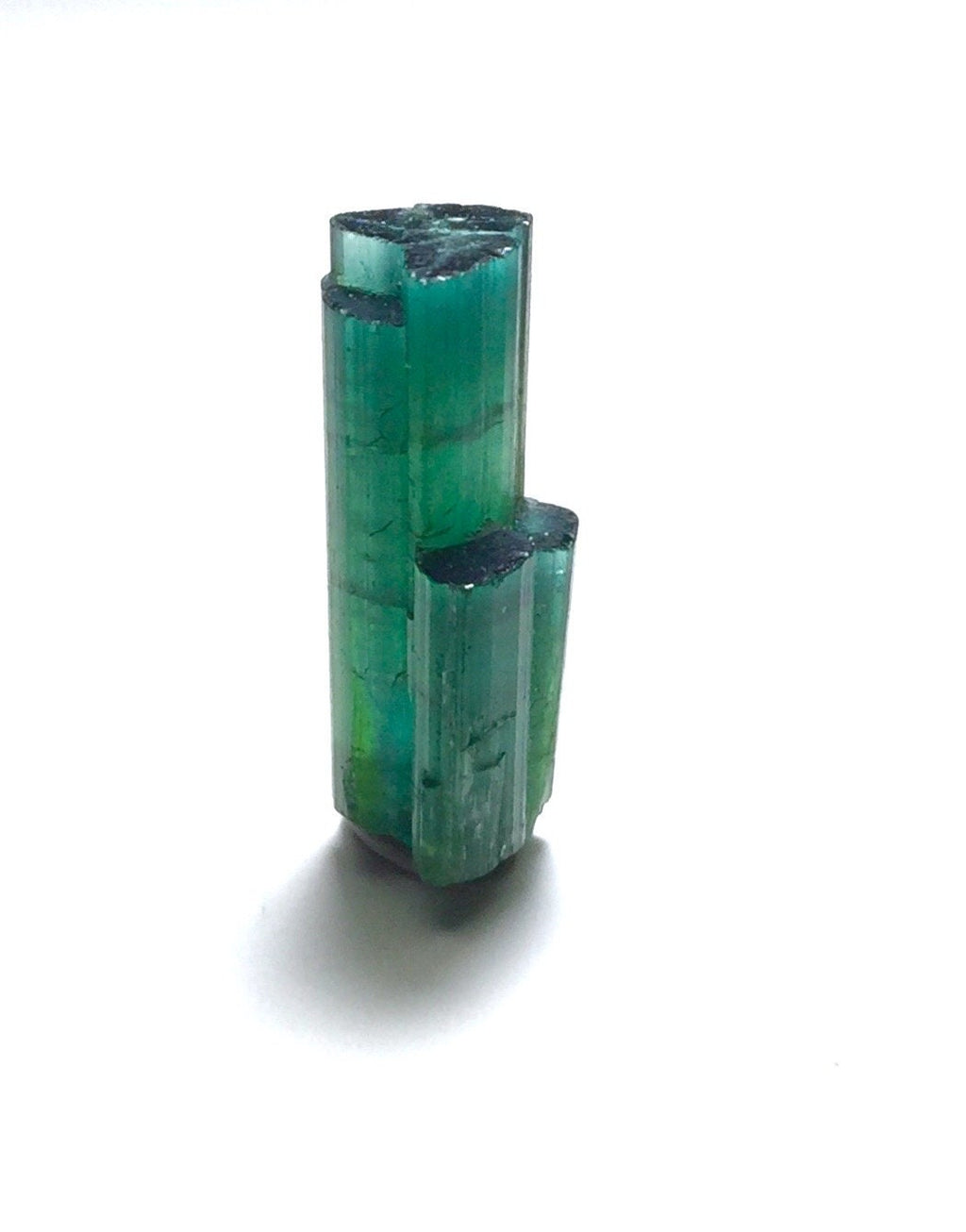Bi-Color Tourmaline Specimen: Natural Crystal from Afghanistan