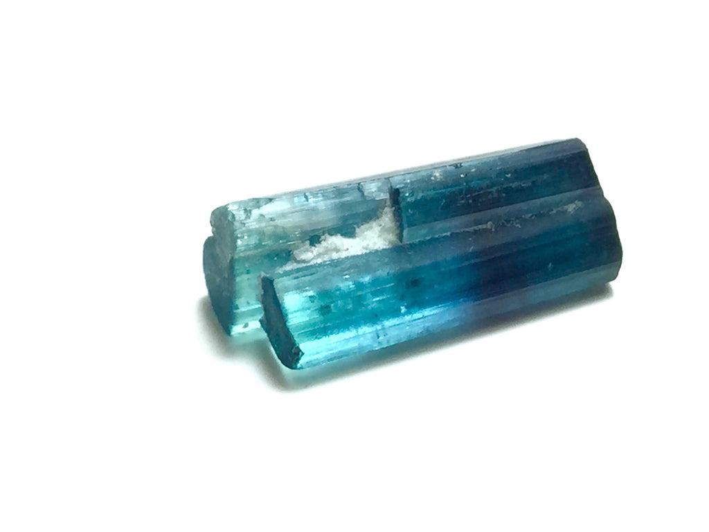 Ink Blue Bi Colour Tourmaline Crystal