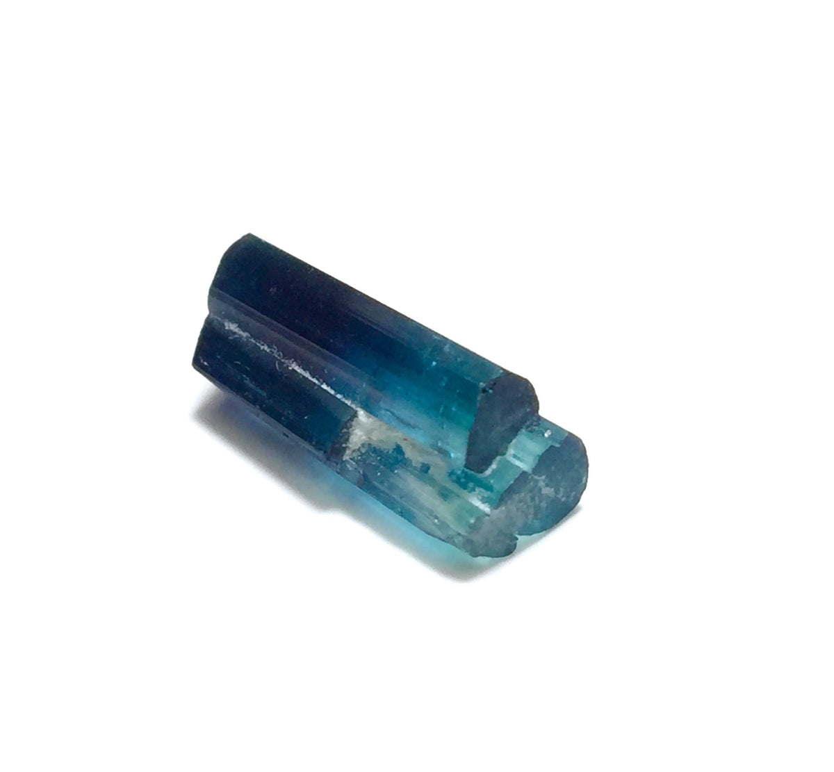 Ink Blue Bi Colour Tourmaline Crystal
