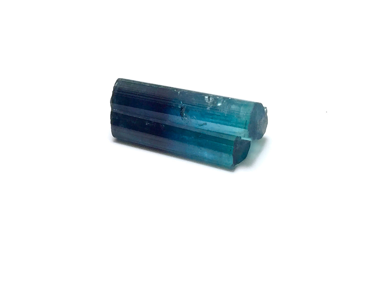 Ink Blue Bi Colour Tourmaline Crystal