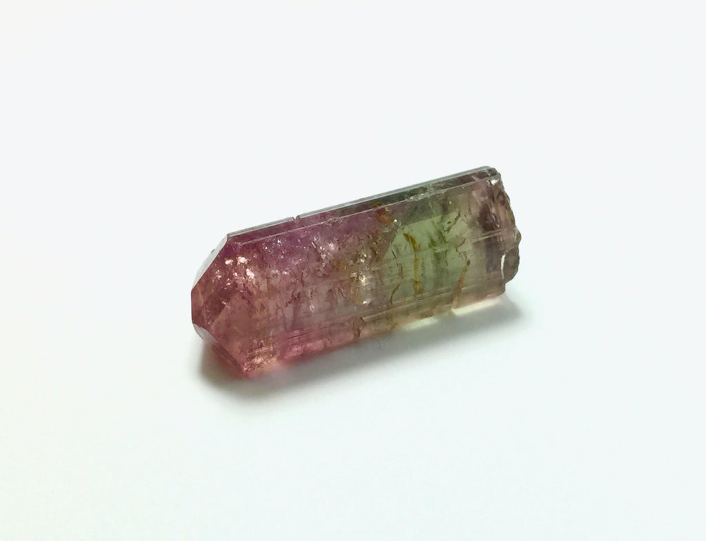 Bi Color Terminated Tourmaline Crystal