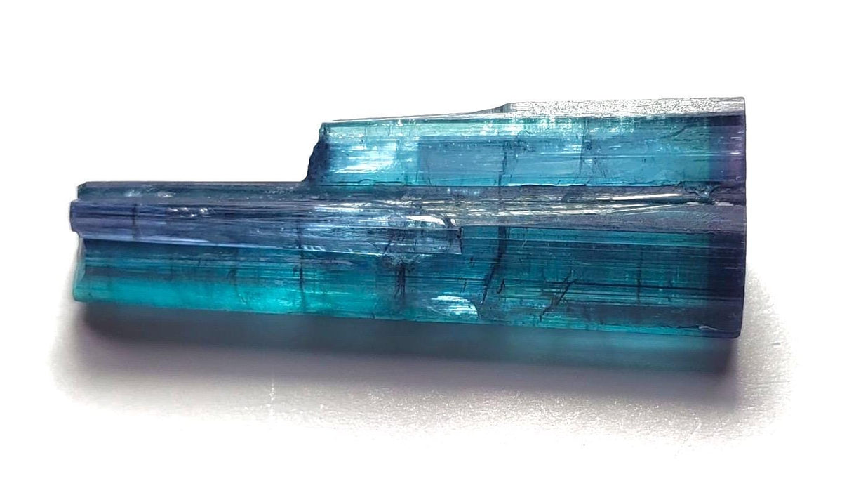 Ink Blue Terminated Tourmaline Crystal