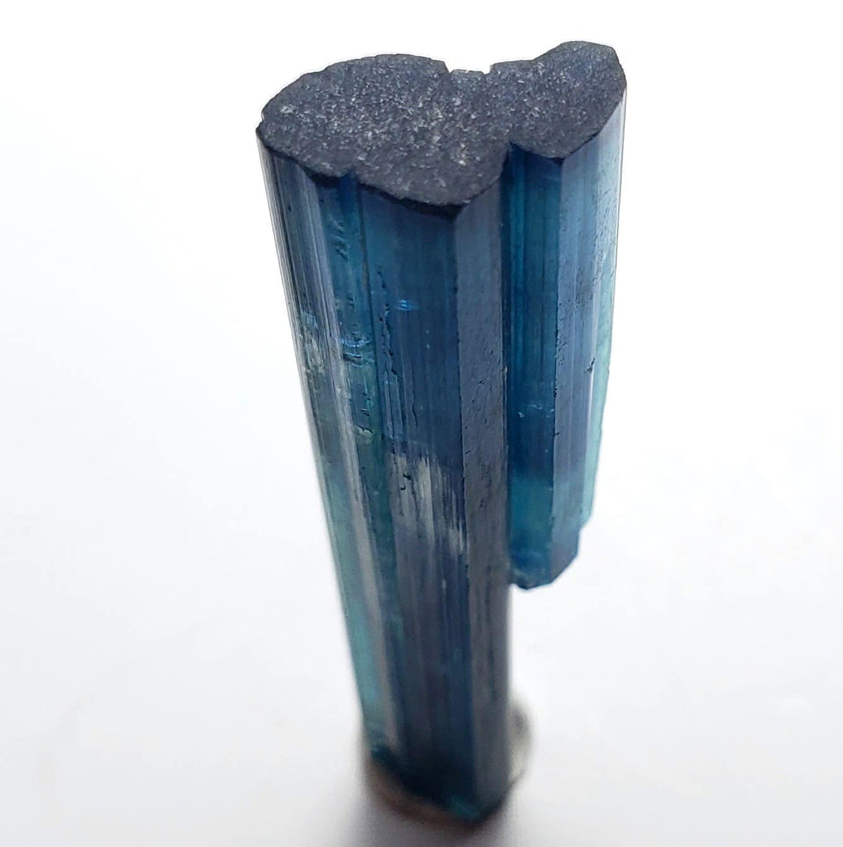 Ink Blue Terminated Tourmaline Crystal