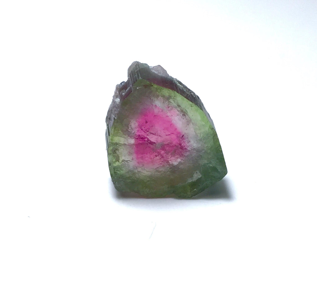 Watermelon Tourmaline Slice, Bicolor Tourmaline