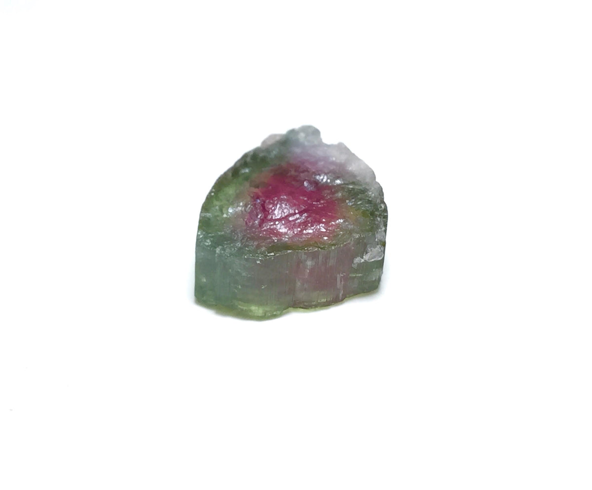 Watermelon Tourmaline Slice, Bicolor Tourmaline