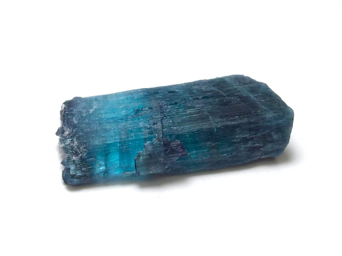 Ink Blue Bi Color Terminated Tourmaline Crystal
