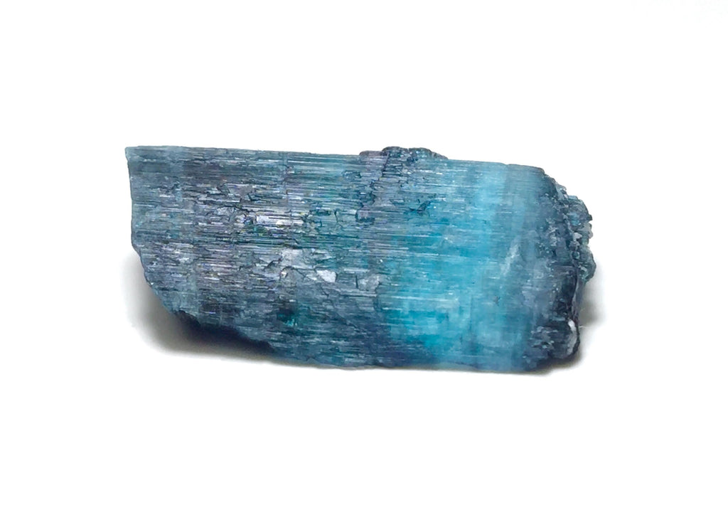 Ink Blue Bi Color Terminated Tourmaline Crystal